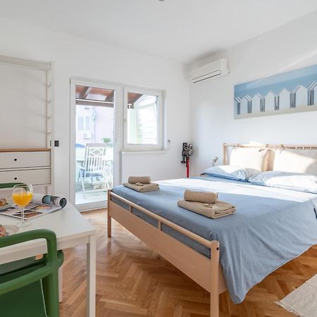 New! D31 Studio W2 Bikes, Sunny Terrace & Parking Rovinj Exterior foto
